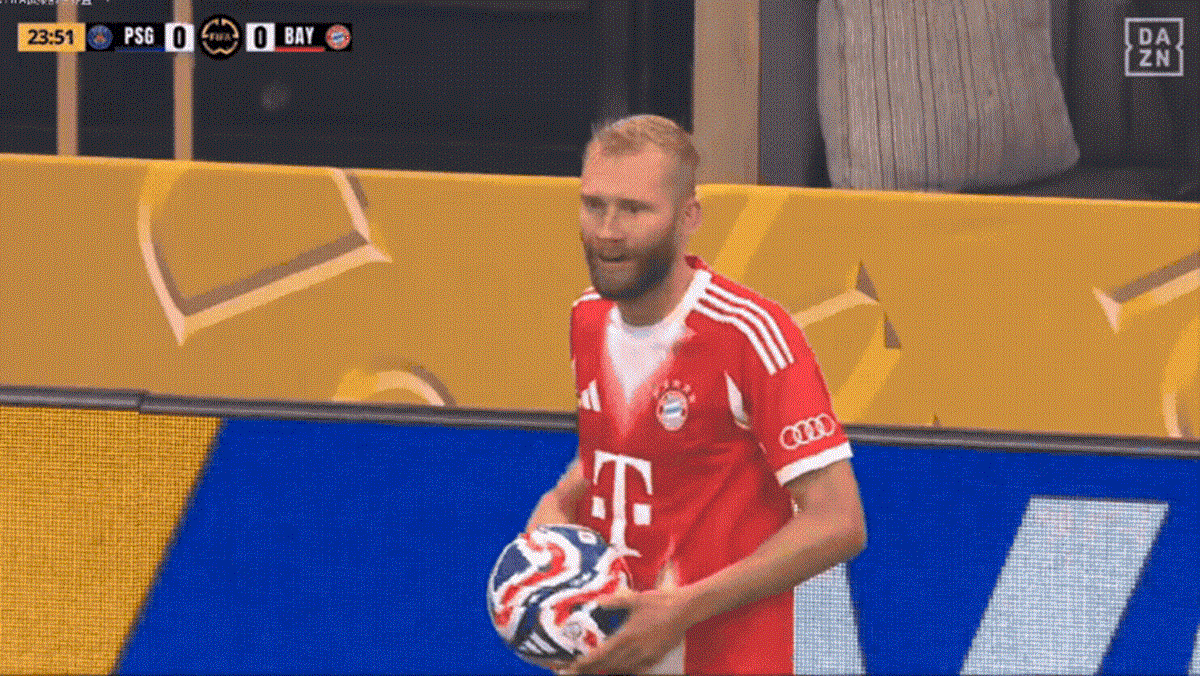 比賽場上球員幾乎沒有喘息空間,甚至連邊線球都難得成為調節節奏的機會,可能也和美國炎熱氣候有關。 ▲比賽場上球員幾乎沒有喘息空間,甚至連邊線球都難得成為調節節奏的機會,可能也和美國炎熱氣候有關。(圖/徐有辰製圖)