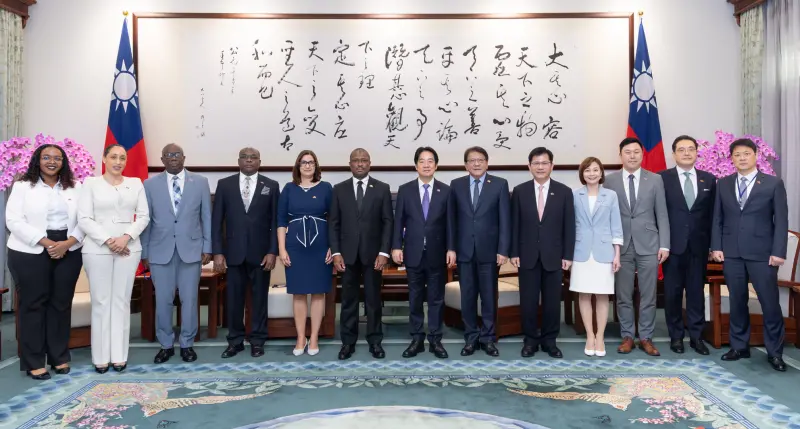 接見海地外長！賴清德：感謝支持國際參與、兩國加深合作