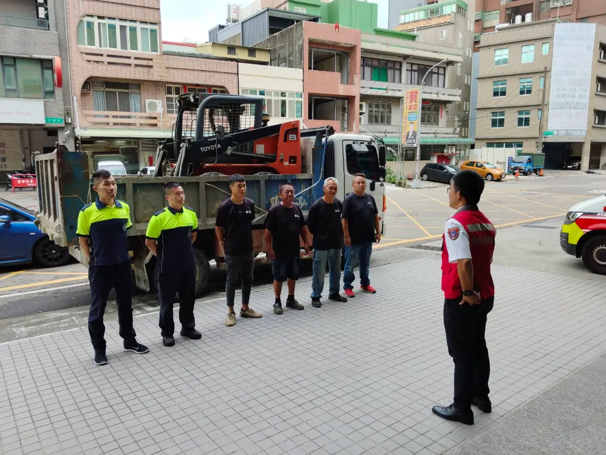 ▲丹娜絲颱風重創嘉義，新竹市提供機具協助救災。（圖／新竹市府提供）