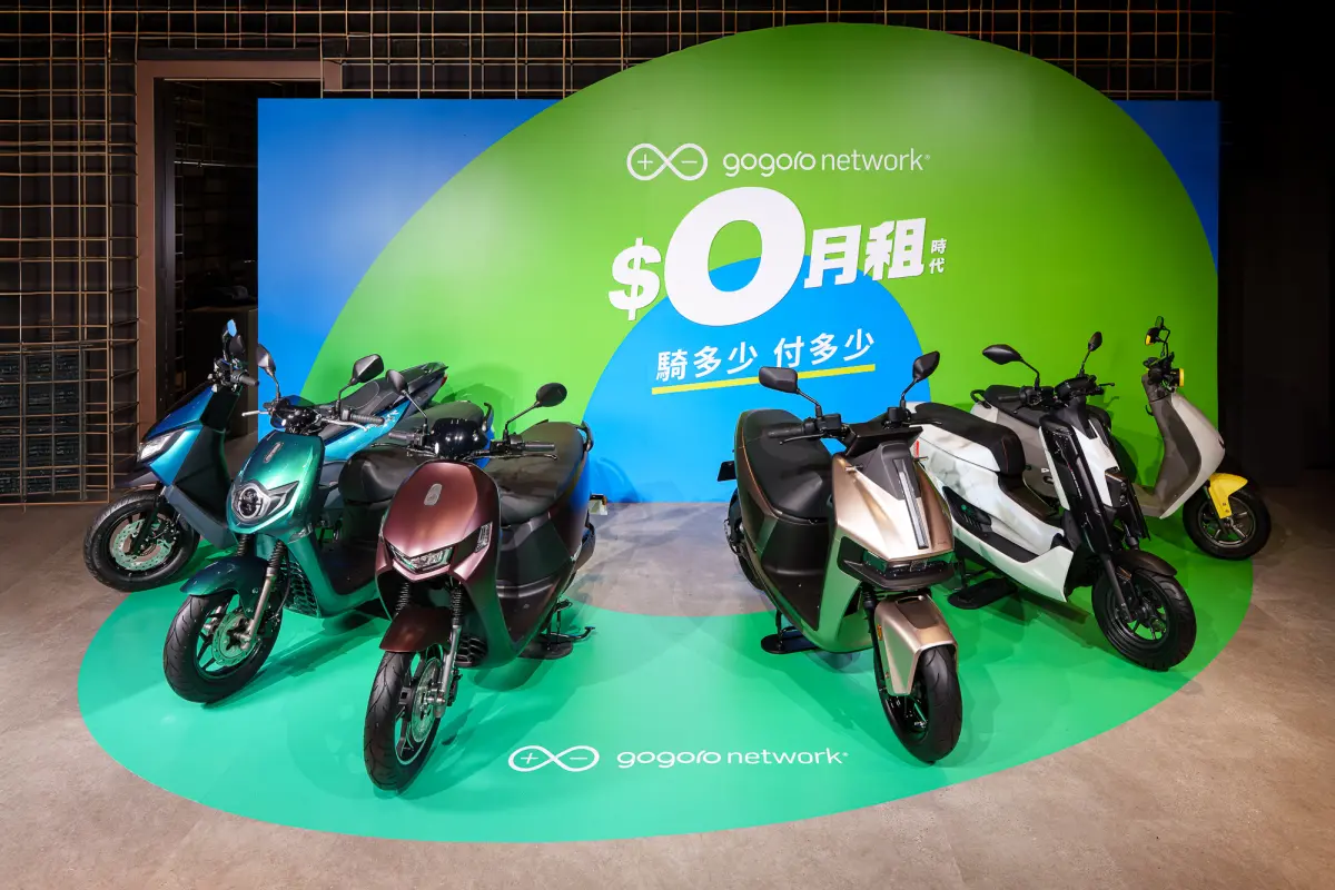 ▲台灣電動機車龍頭Gogoro，今（8）日宣布旗下電池交換網Gogoro Network推出全新「0月租」資費方案，首次導入「騎多少付多少」計價機制。（圖／Gogoro提供）