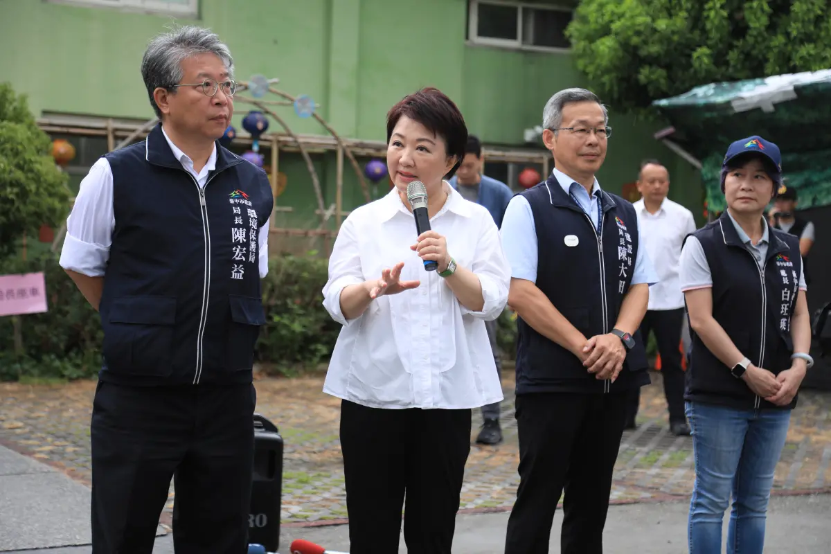 ▲台中市長盧秀燕目前正忙於救災及支援工作。（圖／台中市政府提供，2025.07.09）