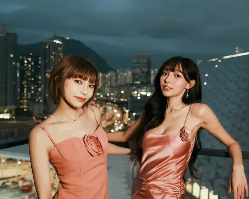 ▲霖霖（左）狠甩偷吃人夫風波，在師姐（林襄）及男友陪伴下，生活逐漸步入正軌。（圖／翻攝自李芷霖IG）