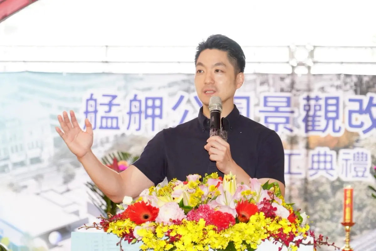 ▲台北市長蔣萬安出席艋舺公園景觀改善工程開工典禮。（圖／北市府提供）