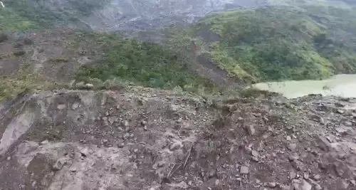 影／這3縣市危險！古坑草嶺堰塞湖變胖又變高　4河署發潰決警示
