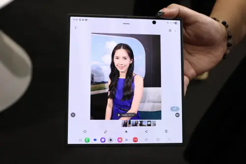 ▲三星Galaxy Z Fold7。（圖／記者朱永強攝）