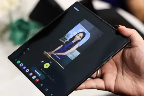 ▲三星Galaxy Z Fold7。（圖／記者朱永強攝）