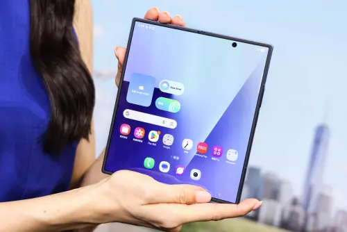 ▲三星Galaxy Z Fold7。（圖／記者朱永強攝）