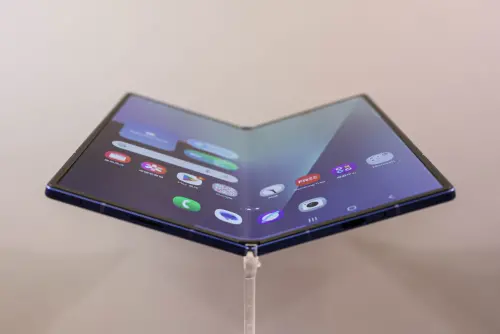 ▲三星Galaxy Z Fold7。（圖／記者朱永強攝）