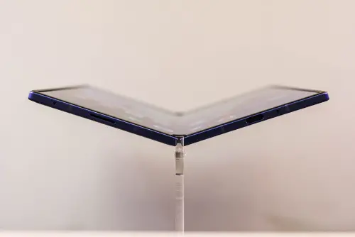 ▲三星Galaxy Z&nbsp;Fold7。（圖／記者朱永強攝）