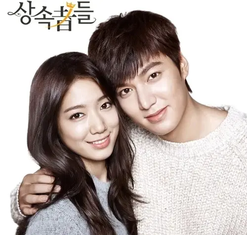 ▲李敏鎬（右）歷任緋聞女友都女神！曾傳出跟朴信惠（左）假戲真做。（圖／翻攝自繼承者們）