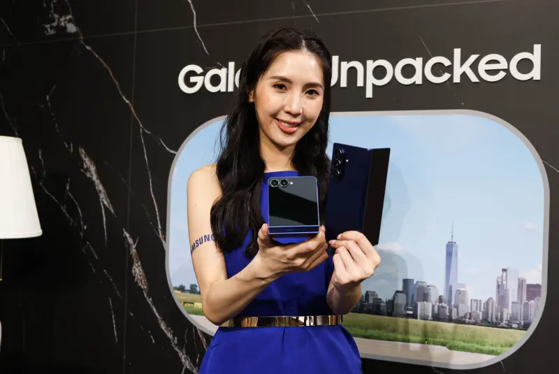 ▲三星摺疊機Galaxy Z Fold7、Z Flip7正式發表，另有新款智慧錶Watch 8系列同步登場，整理發表會6項新機重點一次看，台灣預計很快就會公布上市資訊。（圖／記者朱永強攝）