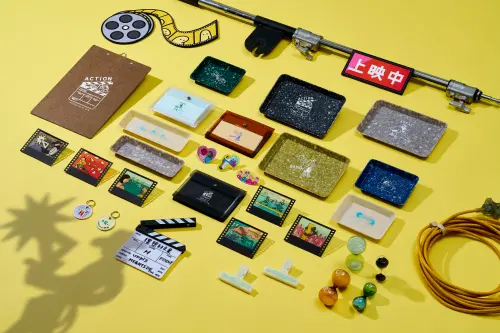 unpis x HIGHTIDE 全系列商品,包含:沙漏、大理石紋托盤及塑膠夾等。(圖/誠品提供) ▲unpis x HIGHTIDE 全系列商品,包含:沙漏、大理石紋托盤及塑膠夾等。(圖/誠品提供)