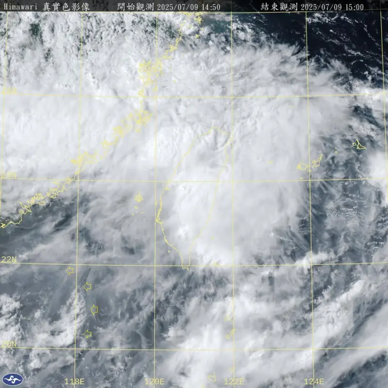 「弧形界面」朝台灣逼近中！鄭明典示警：降雨型態還會持續一陣子