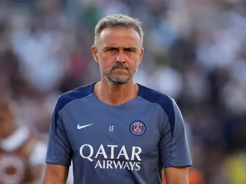 ▲PSG主帥Luis Enrique繼2015年率巴薩奪世俱盃後再闖決賽，此次以團隊戰力為本，打造新版「紅藍王朝」。（圖／路透／達志影像）