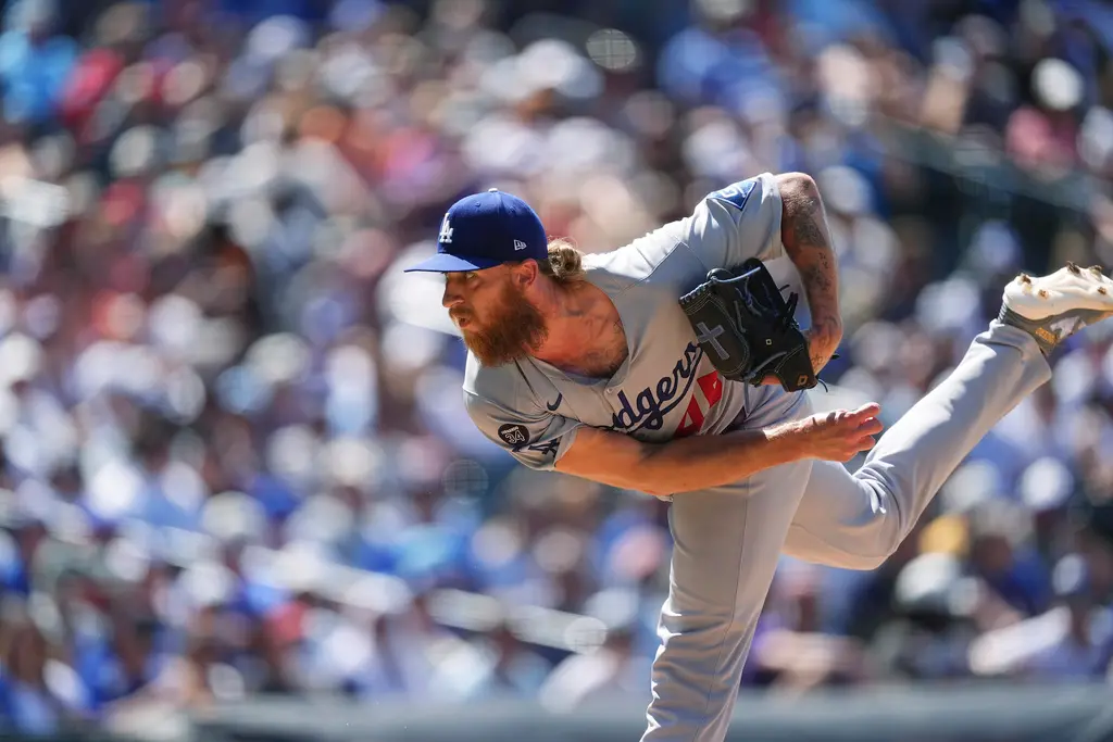 ▲道奇球團正式宣布29歲「火球男」Michael Kopech進入60天傷兵名單，並確定接受右膝半月板撕裂修復手術。（圖／美聯社／達志影像）