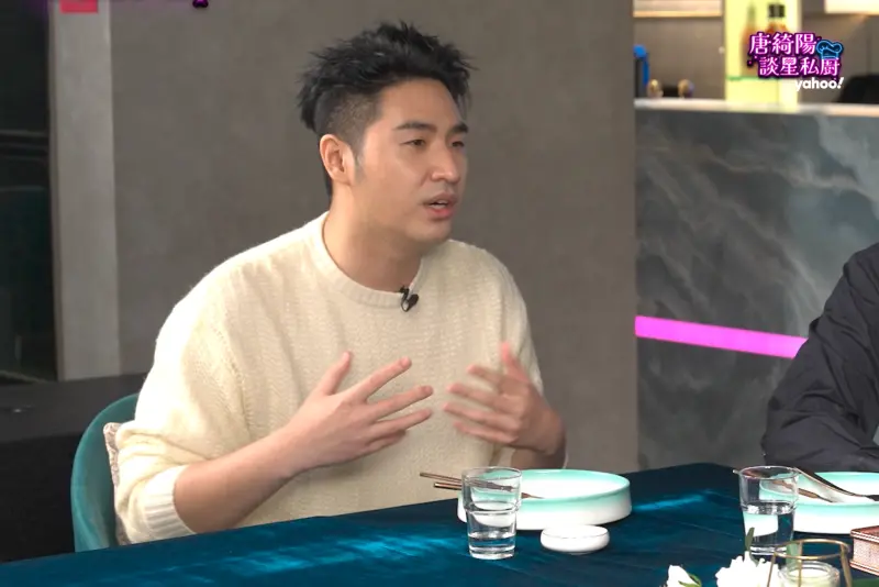 ▲鹿希派（如圖）在《唐綺陽談星私廚》中分享，身為星二代就是一把雙面刃，自勉不犯爸爸吳宗憲犯過的錯。（圖／Yahoo唐綺陽談星私廚）