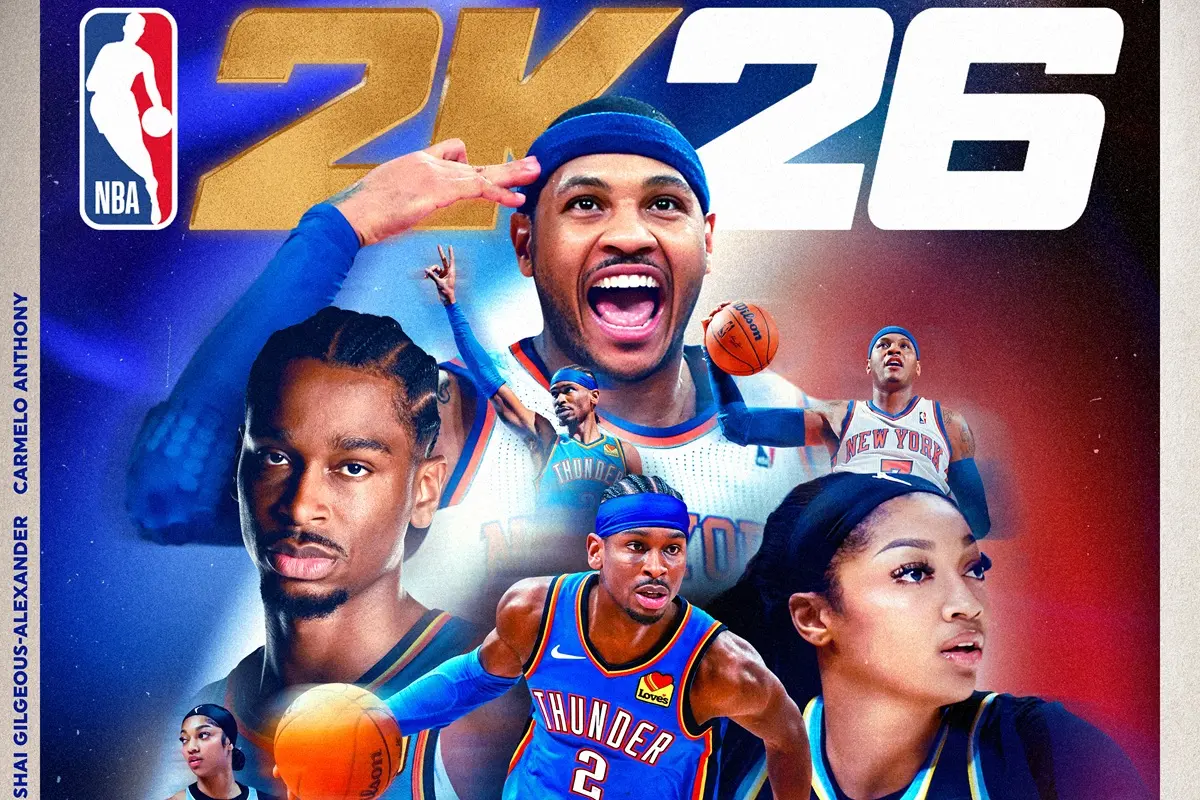 ▲2K今日宣布，Shai Gilgeous-Alexander、Angel Reese、Carmelo Anthony，將成為《NBA 2K26》的封面運動員。（圖／2K提供）
