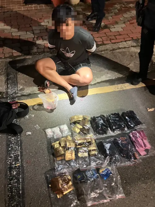 ▲警訊後依違反毒品危害防制條例送辦，有關高嫌是否涉及毒駕部分，將俟尿液採驗結果出爐後另行函送。(圖／記者郭凱杰翻攝)