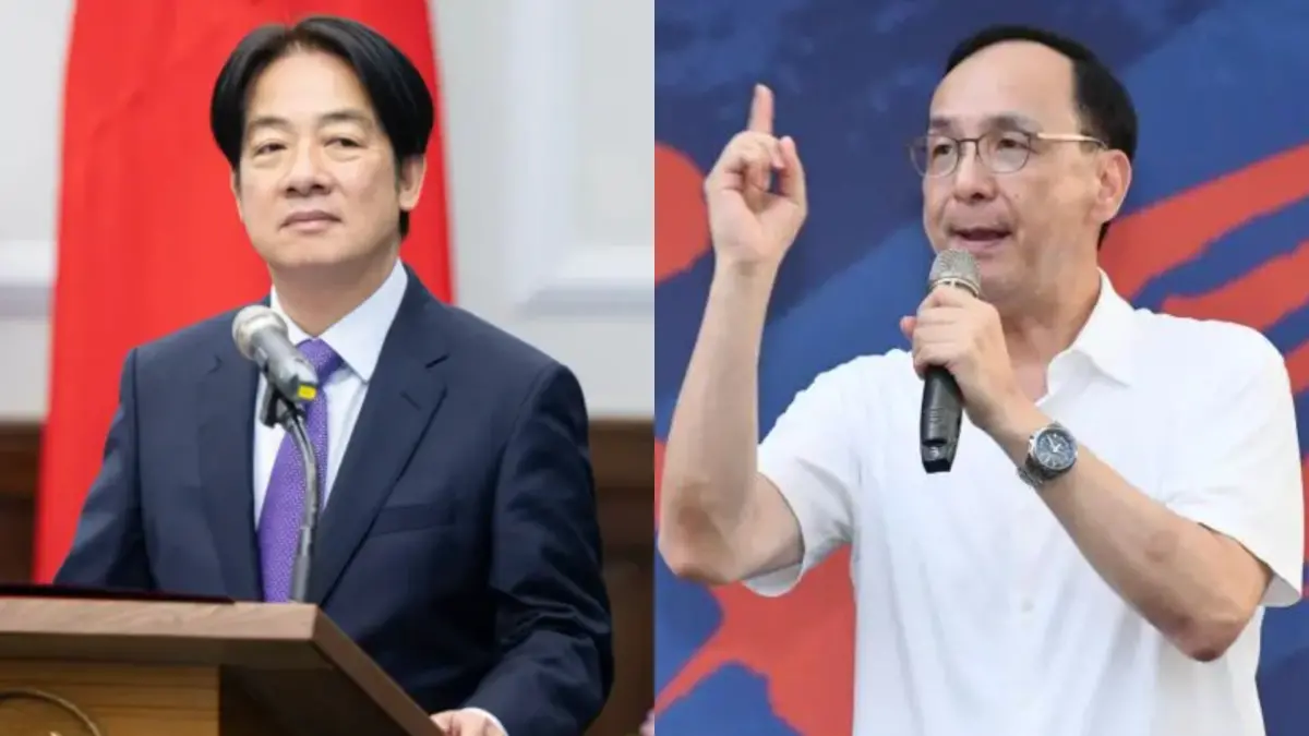 ▲總統賴清德（左）、國民黨主席朱立倫（右）接連引發黨內反彈。（圖／總統府提供、NOWNEWS資料照）