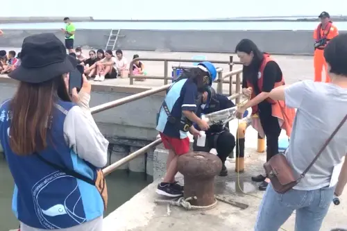 ▲海洋保育署舉辦海域水質檢測體驗營活動,歡迎全國國小師生組隊參加。(圖/海洋保育署提供) ▲海洋保育署舉辦海域水質檢測體驗營活動,歡迎全國國小師生組隊參加。(圖/海洋保育署提供)