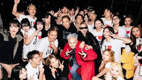 ▲GD的超龐大舞者群提前先到台北熟悉場地。（圖／翻攝自Minah IG）