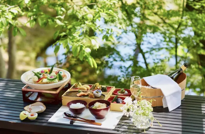 ▲全球四大療癒景點可以讓人放鬆心靈。圖為「虹夕諾雅・輕井澤」的靜謐時光。（圖／FineDayClub提供）