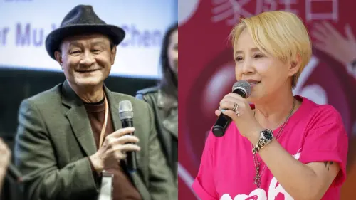 ▲李明依（右）與陳慕義（左）前後時間發文表態政治立場。（圖／翻攝自李明依、陳慕義臉書）