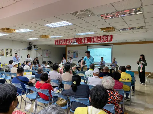 ▲捷運局舉辦施工前說明會，周邊居民及商家皆踴躍出席，近百人一同關心捷運建設。（圖／高市府捷運局提供）