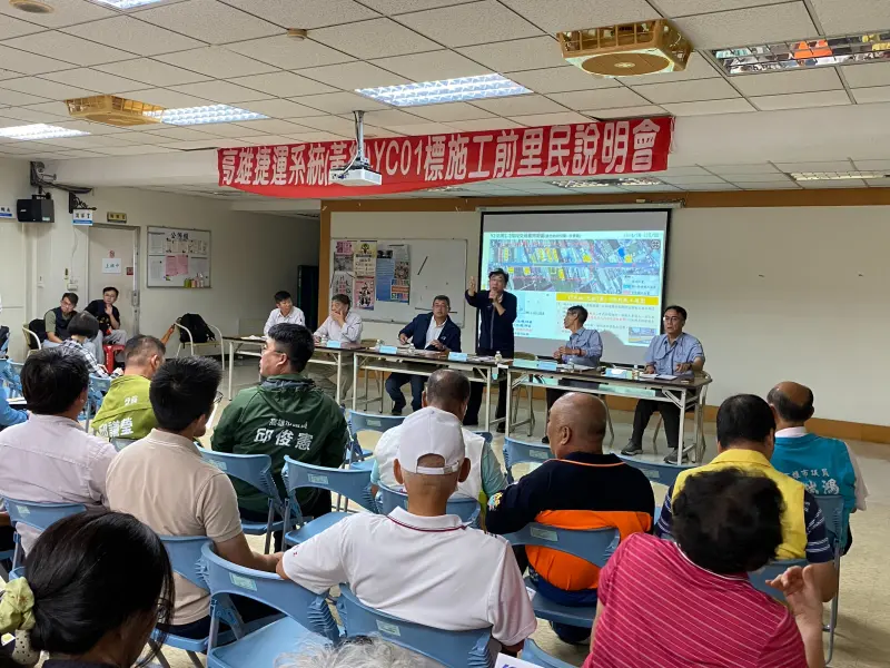 ▲捷運局表示黃線全線將採取「半半施工」，確保車道與人行道雙向通行無虞。（圖／高市府捷運局提供）