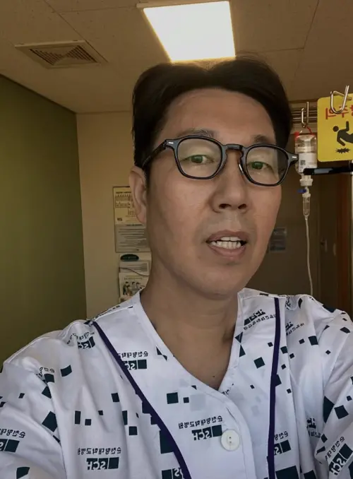 ▲金榮澈目前住院治療中。(圖/翻攝自IG luxekim) ▲金榮澈目前住院治療中。(圖/翻攝自IG luxekim)