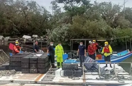 快訊／台南安工二號橋驚見男浮屍！打撈上岸已死亡多時、身分不詳
