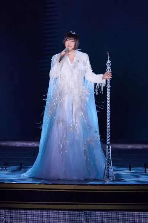 ▲江蕙（如圖）一開場，獻唱夯曲〈甲你攬牢牢〉，讓全場雞皮疙瘩掉滿地。（圖／寬宏藝術提供）