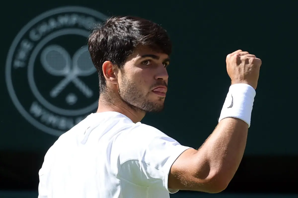 ▲西班牙網球好手艾卡拉茲在辛辛那提公開賽奪冠狠甩辛納，大賽冠軍奪冠效率超車費德勒、桑普拉斯等傳奇，成為「新世代最強」鐵證。（圖／路透／達志影像）