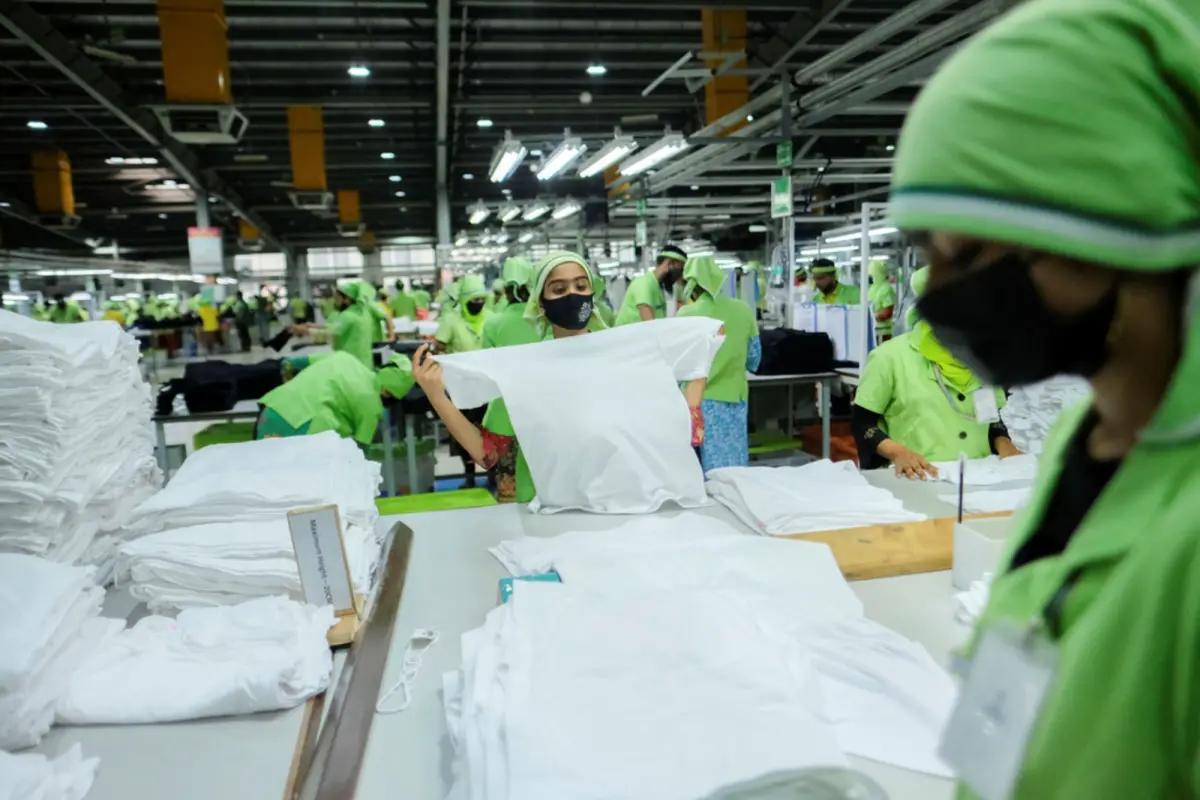 ▲紡織品出口大國孟加拉將從8月1日起，吞下川普的35%對等關稅，若成真，將為該國重要的服飾產業造成重大打擊。（圖／美聯社／達志影像）