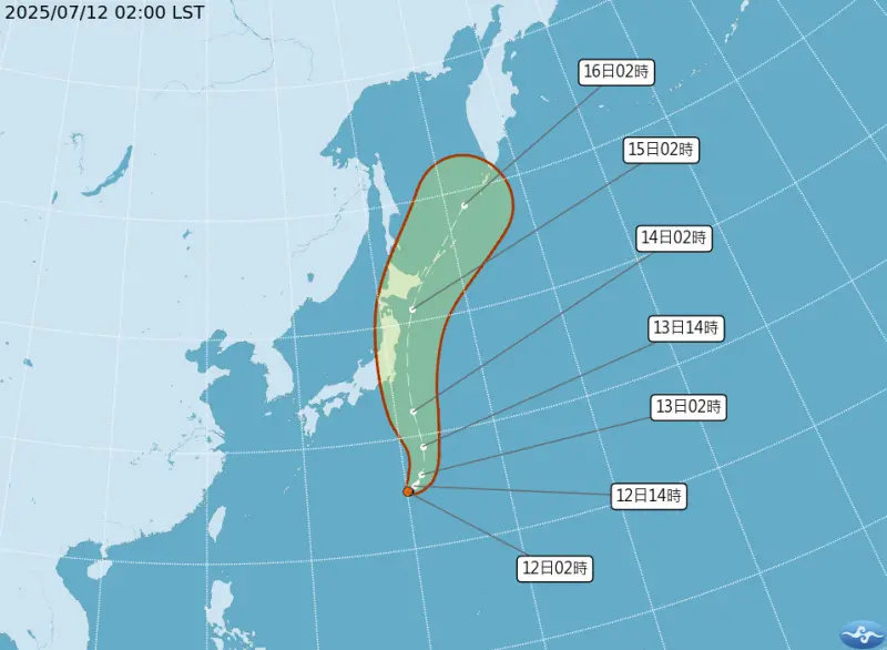 ▲輕颱「百合」最快今日生成，下週台灣附近有熱帶擾動，歐洲系集模式估將通過台灣。（圖／取自中央氣象署）