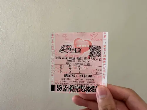 ▲台彩電腦型彩券3星彩每週一至每週六都開獎,單注投注成本25元,有彩迷幾乎天天玩。(圖/陳先生授權提供) ▲台彩電腦型彩券3星彩每週一至每週六都開獎,單注投注成本25元,有彩迷幾乎天天玩。(圖/陳先生授權提供)