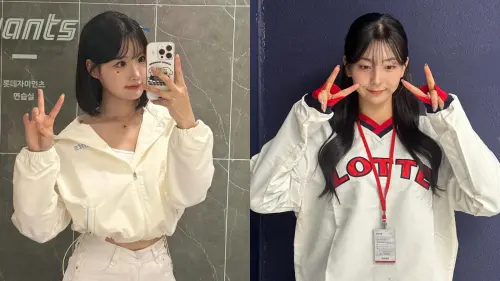 ▲樂天巨人人氣成員崔洪邏（左）與樂天巨人隊長睦那京（右）疑似遭指控隊鄭雪兒進行言語霸凌。（圖／翻攝自崔洪邏、睦那京IG）