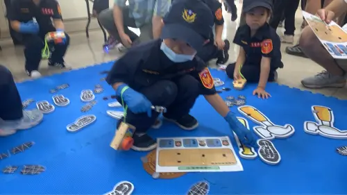 ▲中市警暑假最強體驗營「小小警察出任務，Let's Go！」（圖/記者鄧力軍翻攝）