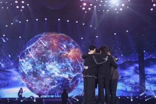 ▲F4（如圖）2000年演出偶像劇《流星花園》出道，搭配主題曲〈流星雨〉紅遍全亞洲。（圖／相信音樂提供）