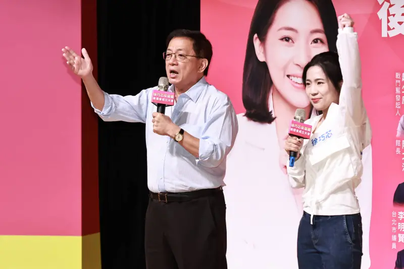 ▲管中閔痛批民進黨破壞過去行之有年的民主習慣。（圖／記者吳翊緁攝，2025.07.13）