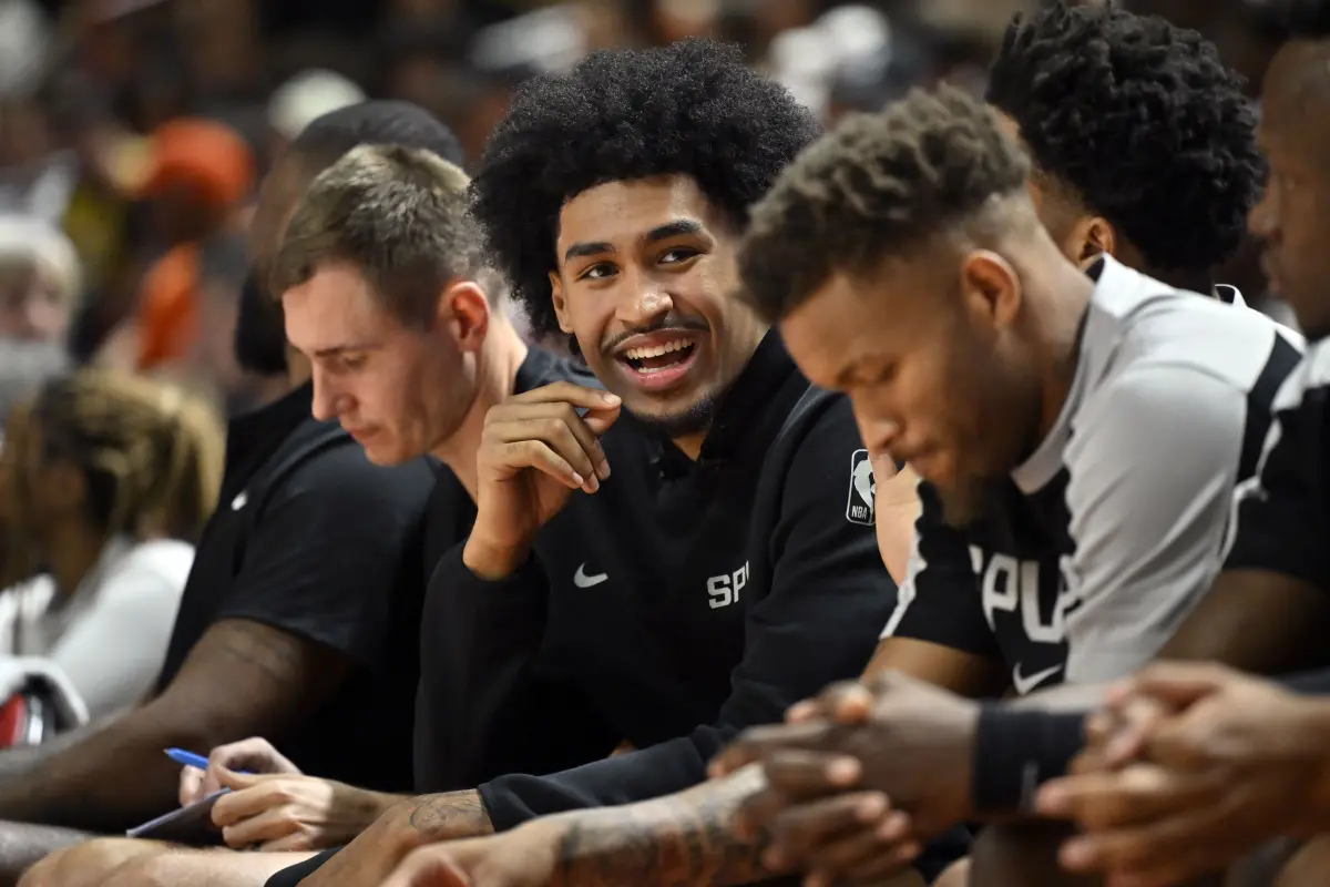 ▲今年選秀榜眼Harper擁有強悍的突破能力，讓他在拉斯維加斯夏季聯賽中成為不可忽視的亮點新星。（圖／美聯社／達志影像）