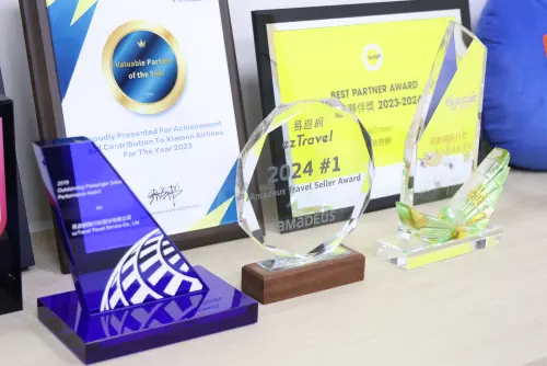 ▲易遊網與多家旅行社、航空公司維持良好關係，各合作公司也給予肯定。（圖／記者朱永強攝）