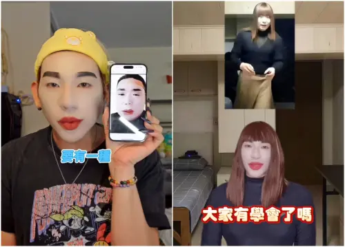 ▲嘻小瓜拍片仿妝紅姐　神還原死白妝容（圖／嘻小瓜IG）