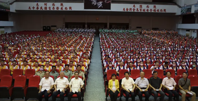 ▲內政部長劉世芳特別指示替代役訓練管理中心，迅速整編支援災後復原工作。（圖／內政部提供）