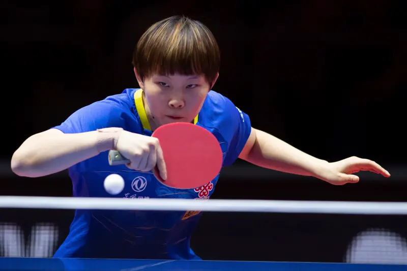 ▲前世界球后朱雨玲於WTT大滿貫美國賽，擊敗中國新星陳熠，拿下自他抗癌成功復出後，首座大滿貫冠軍。（圖／美聯社／達志影像）