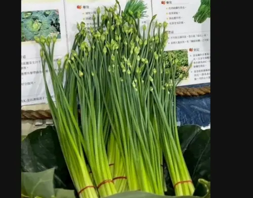 ▲北市衛生局抽驗生鮮蔬果，其中3件韭菜花被檢出農藥不符規定。（圖／北市衛生局提供）