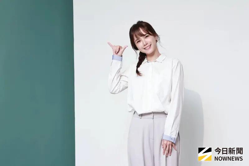 ▲方語昕（如圖）在電視劇《我們六個》中飾演五妹，由於是改編自真實社會事件，讓方語昕內心很感慨。（圖／記者吳翊緁攝）