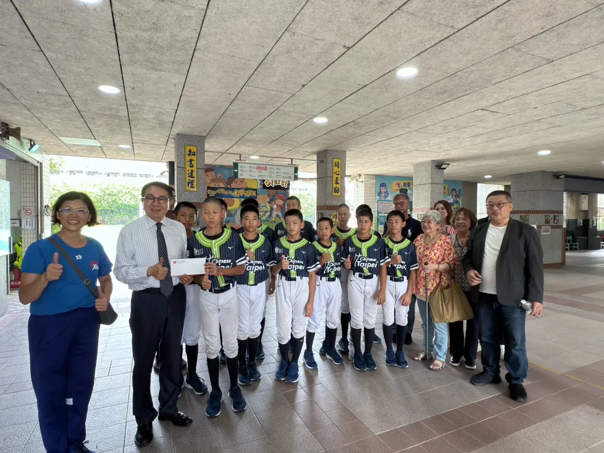 ▲東園少棒進軍威廉波特　洪婉臻弘久會加碼相挺（圖／弘久會提供）