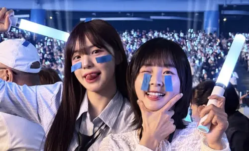 ▲李多慧開心分享與籃籃在大巨蛋的合照。（圖／IG le_dahye）