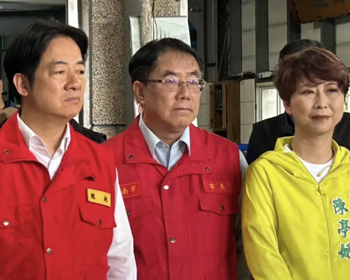 ▲賴清德對陳亭妃則表示「亭妃要講話，簡單就好」。（圖／翻攝陳亭妃臉書）